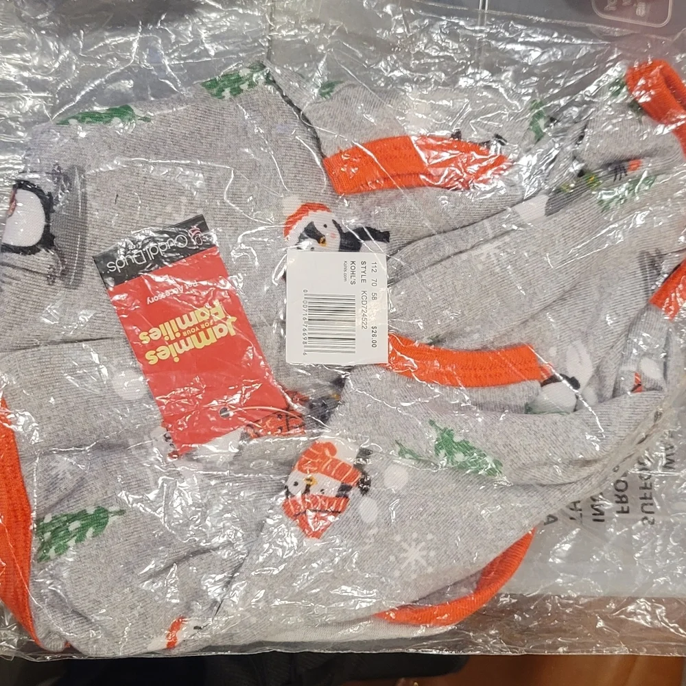 NIP Pet Jammies For Your Families® Penguin & Friends Bodysuit by Cuddl Duds® L